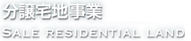 分譲宅地・分譲建売事業 Sale residential land-sale ready-built business